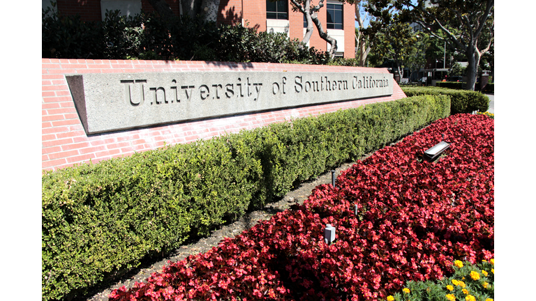 University of Southern California Entrance Sign