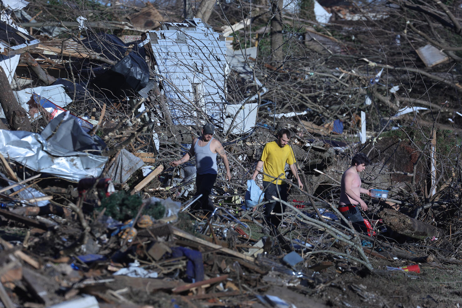 Swath Of Tornadoes Tear Through Midwest