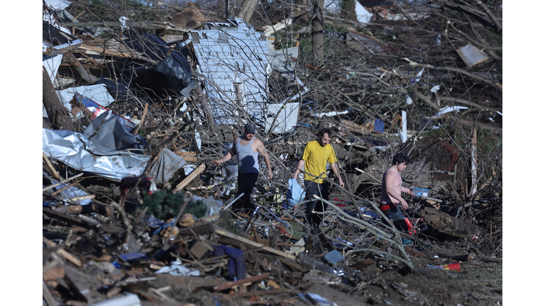 Swath Of Tornadoes Tear Through Midwest