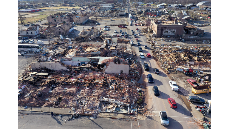 Swath Of Tornadoes Tear Through Midwest