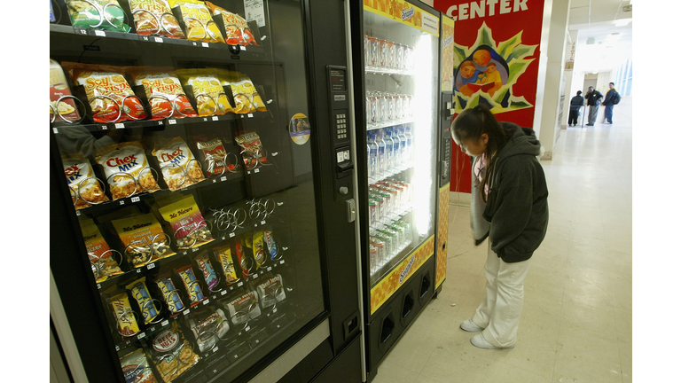 Health Food Vending Machines Are Placed In San Francisco Schools