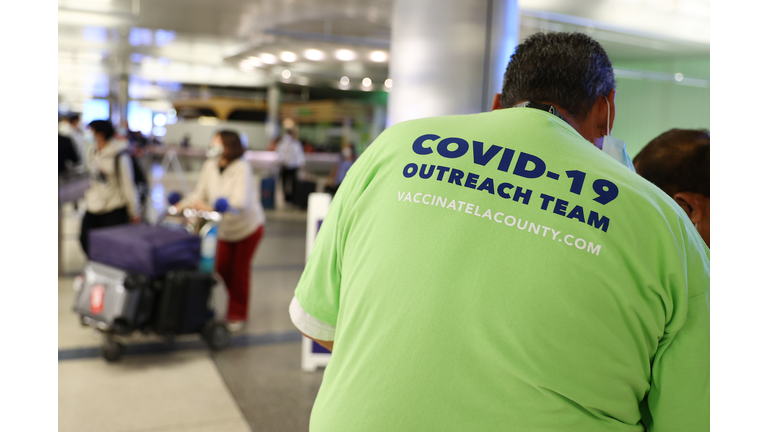 LAX Offers Free Rapid COVID-19 Tests To Incoming international Travelers