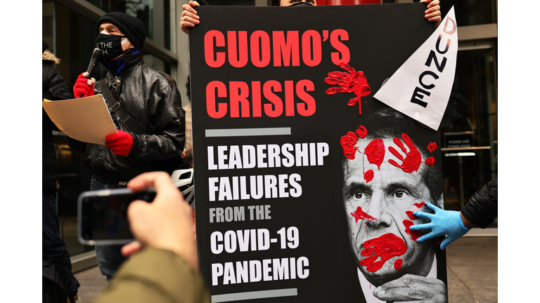 Activists Demonstrate Against Gov. Cuomo And His Proposed Budget Cuts