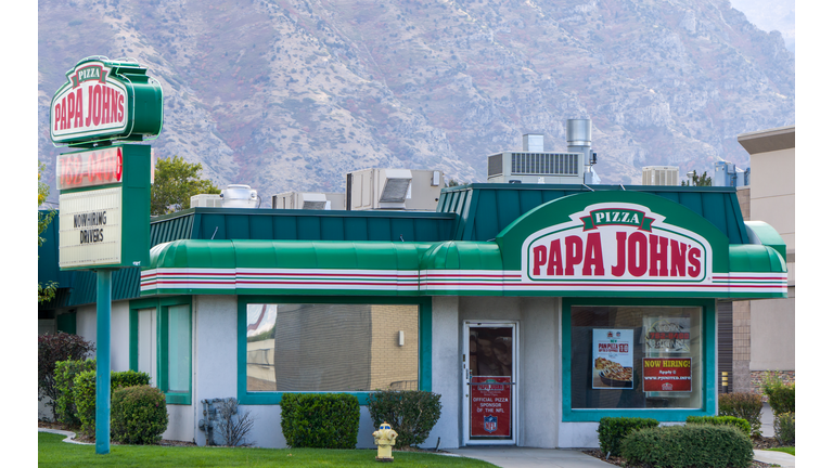 Papa John's Restaurant Exterior