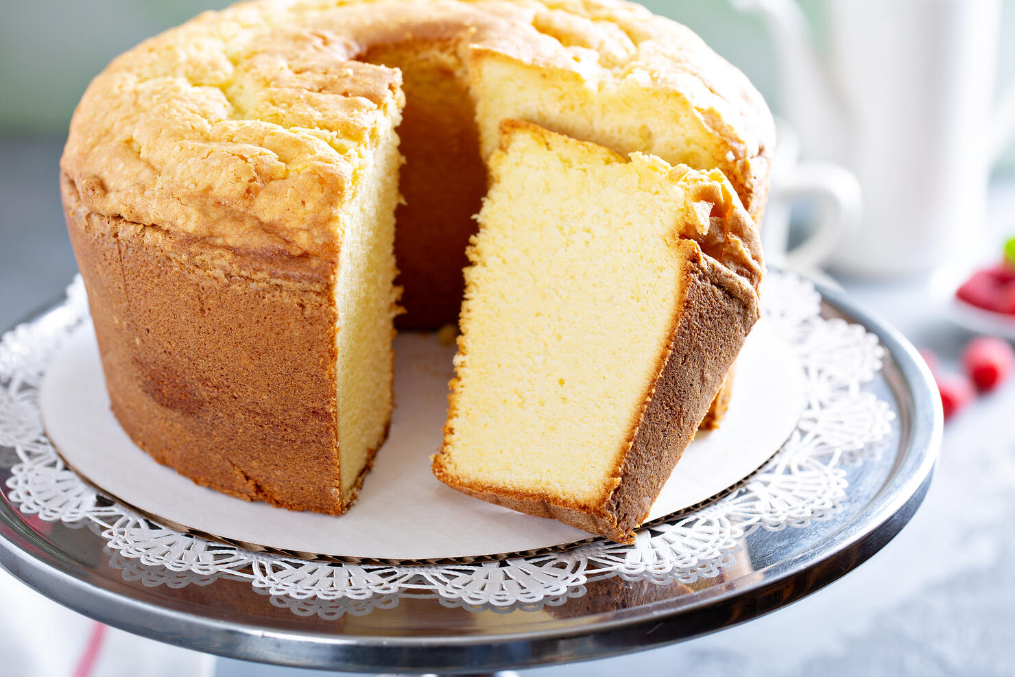 Pound cake slice