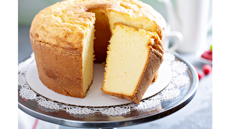 Pound cake slice