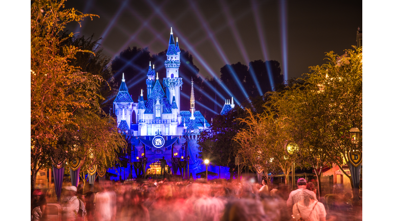 Disneyland 60th aniversary castle