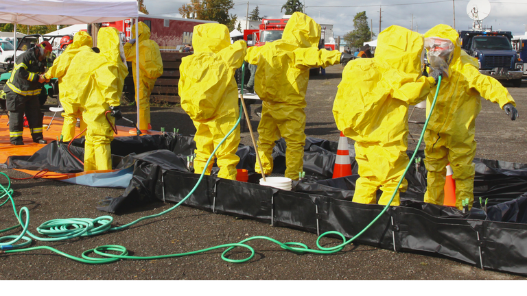 HAZMAT Team Members Clean Up 2