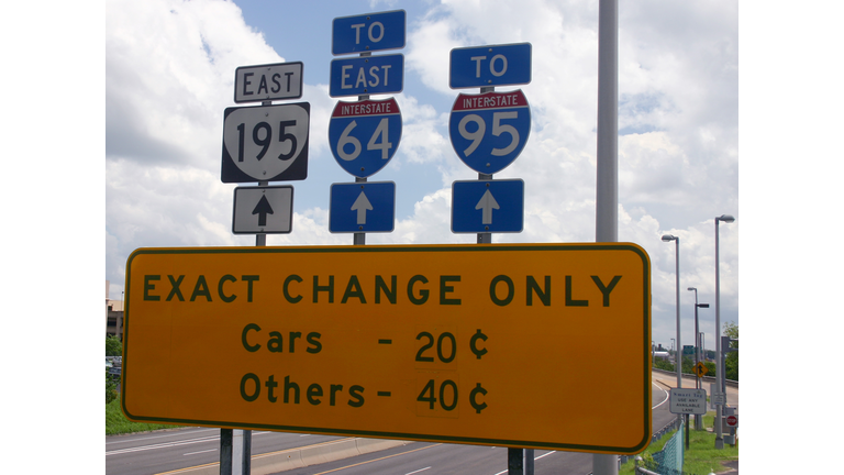 Toll Road Sign