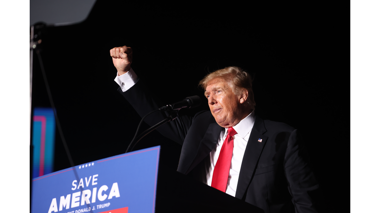 Donald Trump Holds Rally At Iowa State Fairgrounds