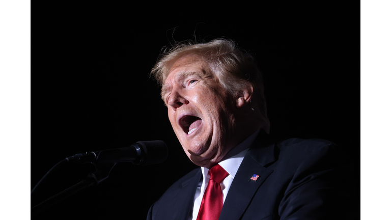 Donald Trump Holds Rally At Iowa State Fairgrounds