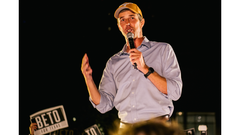 Gubernatorial Candidate Beto O'Rourke Holds Campaign Rally In Austin, Texas