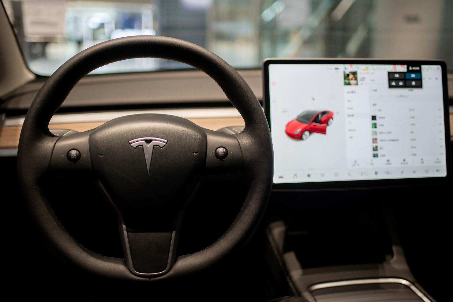 CHINA-ECONOMY-TESLA