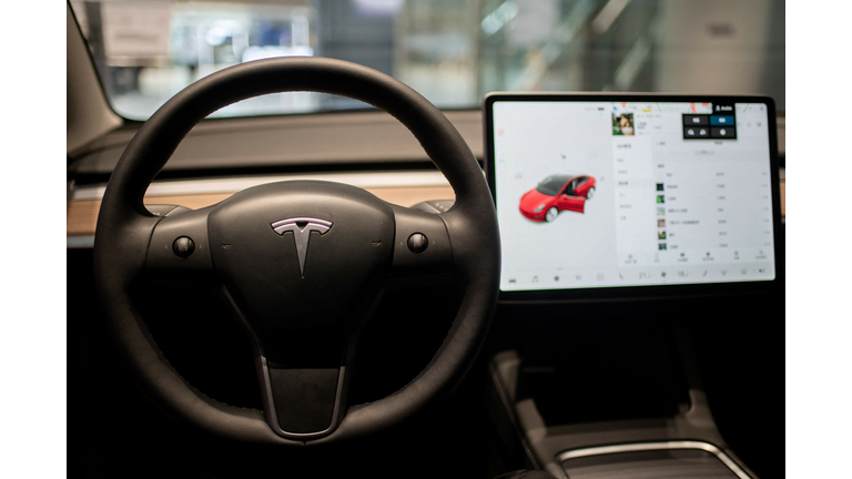 CHINA-ECONOMY-TESLA