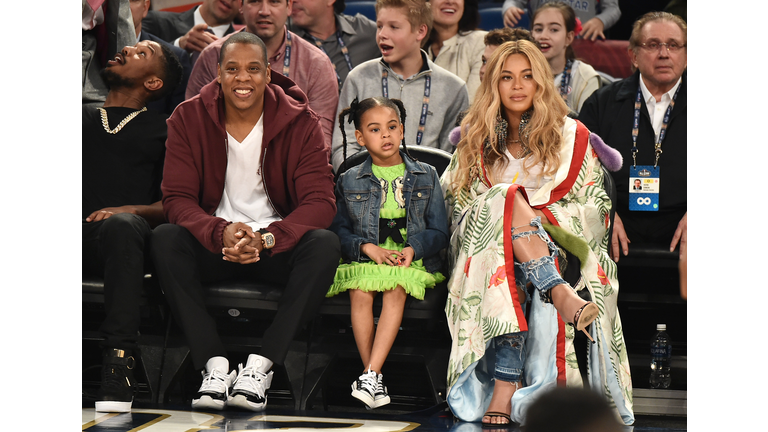 Celebrities Attend The 66th NBA All-Star Game