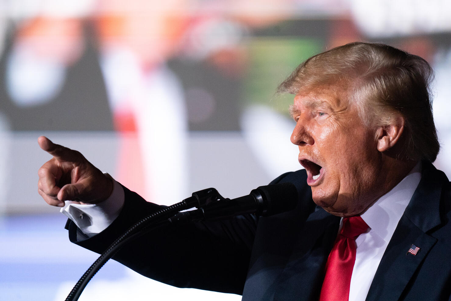 Former President Trump Holds Rally In Perry, Georgia