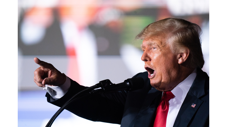 Former President Trump Holds Rally In Perry, Georgia