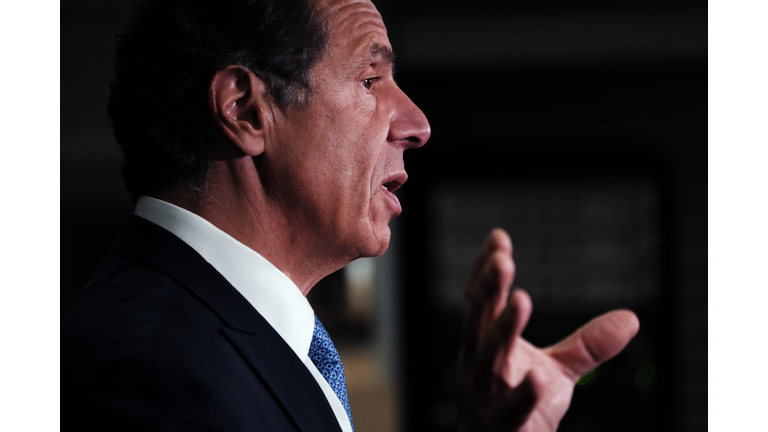 New York Governor Cuomo Meets With NYC Democratic Mayoral Primary Winner Eric Adams