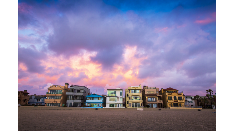 Sunset over Hermosa Beach