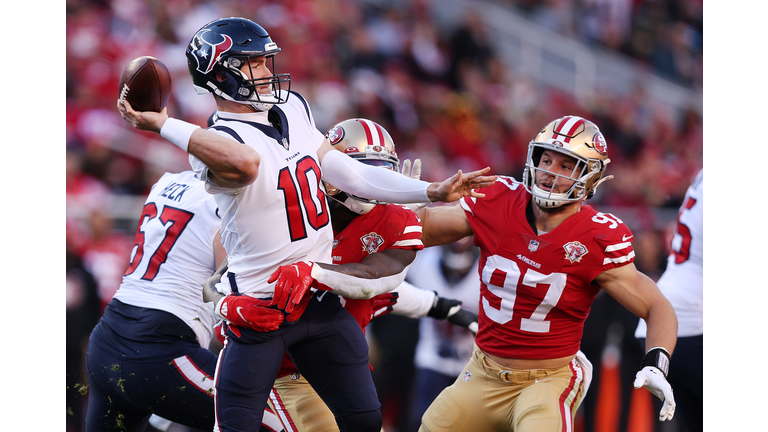 Houston Texans v San Francisco 49ers