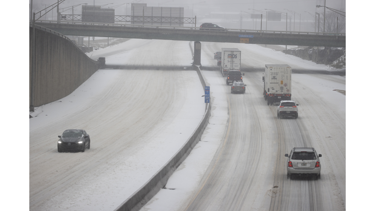 Winter Storm Uri Brings Ice And Snow Across Widespread Parts Of Nation