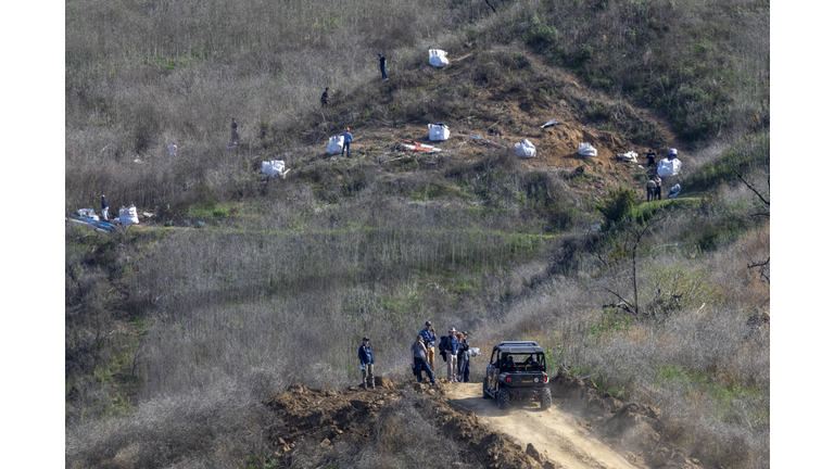 NTSB Investigators Continue To Work On Site Of Kobe Bryant's Helicopter Crash