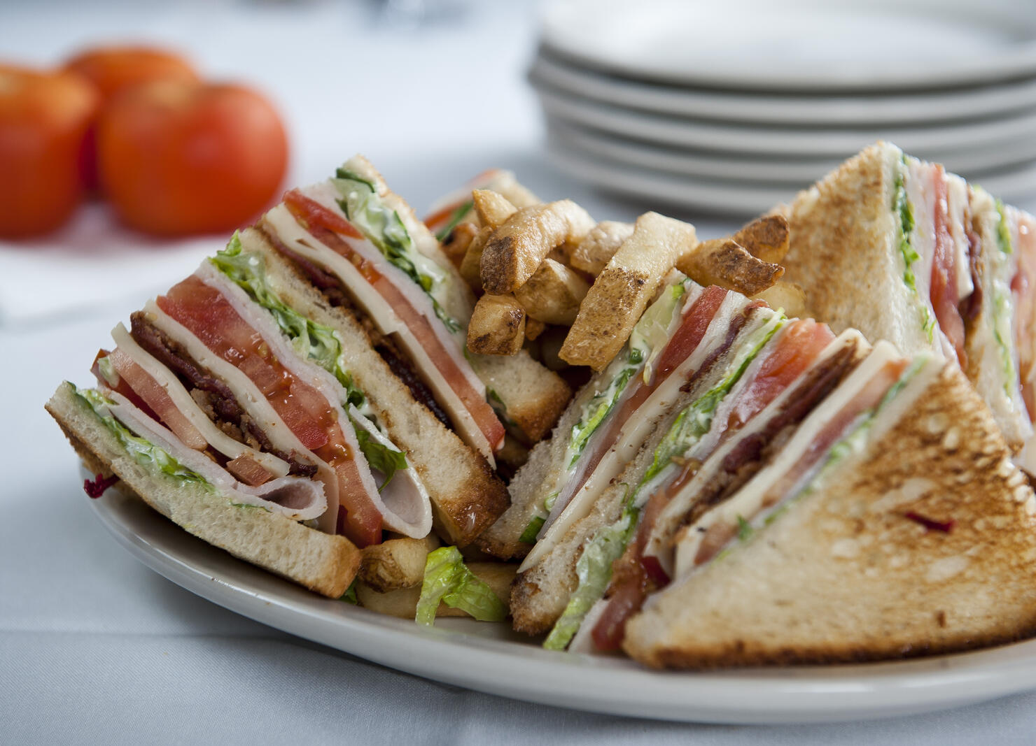 Delicious club sandwich (Click for more)