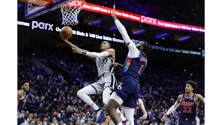 San Antonio Spurs v Philadelphia 76ers