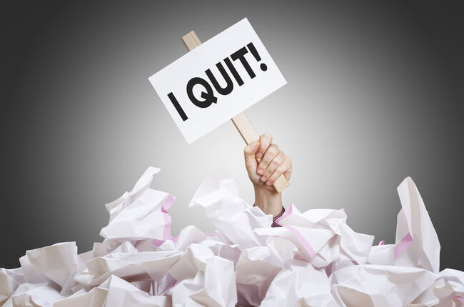 I quit!
