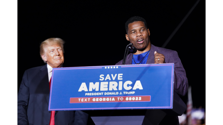 Former President Trump Holds Rally In Perry, Georgia
