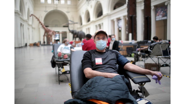 Chicago's Field Museum Of Natural History Hosts Blood Drive Amid COVID-19 Crisis