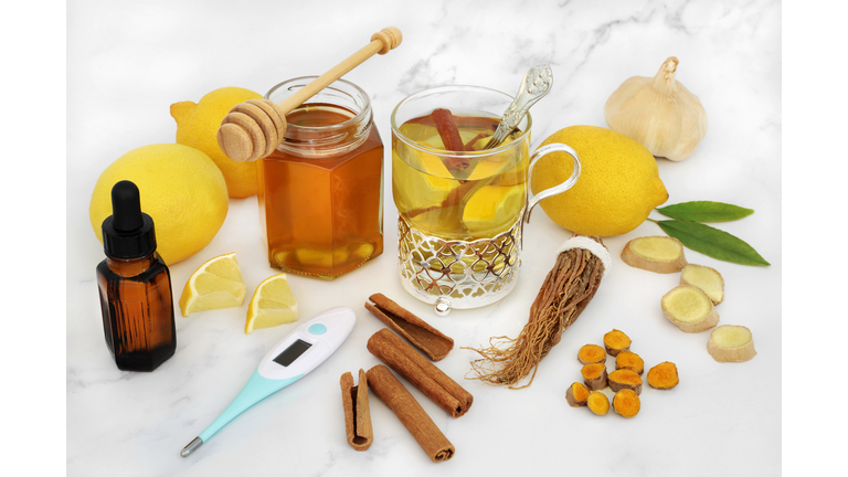 Traditional Herbal Remedy for Colds and Flu Virus