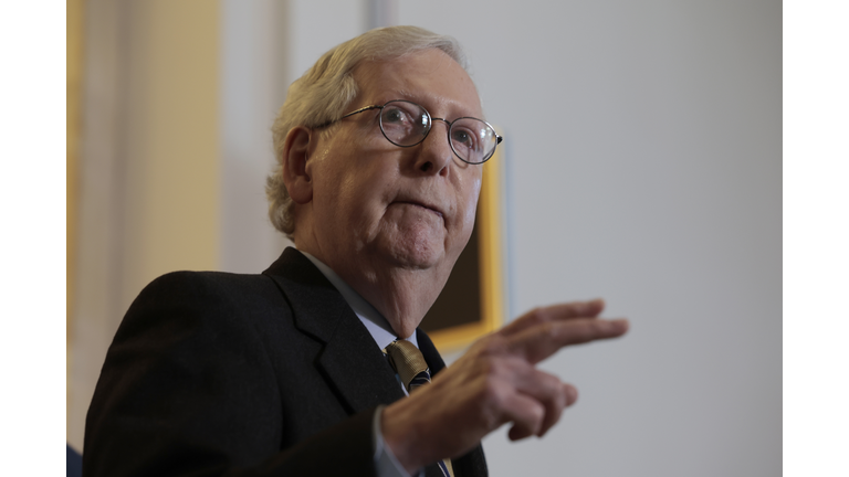 Senators Hold Weekly Policy Luncheons On Capitol Hill