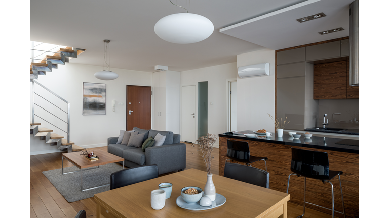 Spacious two-story apartment