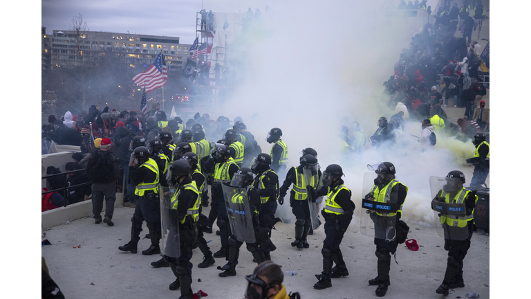 Trump Supporters Hold "Stop The Steal" Rally In DC Amid Ratification Of Presidential Election