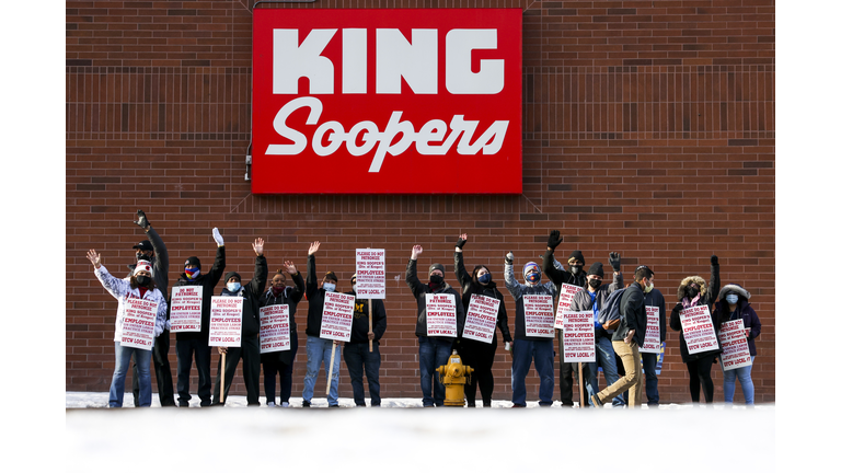 Workers At Grocery Chain King Soopers Go On Strike