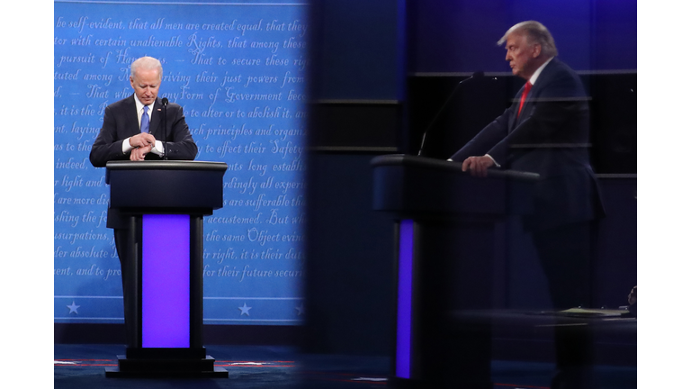 Donald Trump And Joe Biden Participate In Final Debate Before Presidential Election