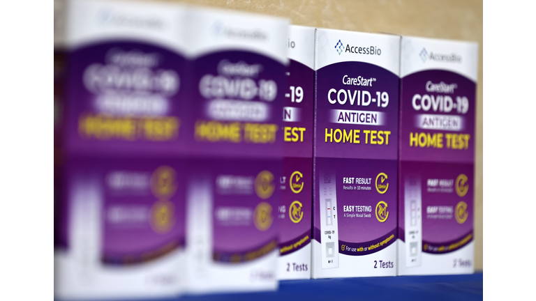 Covid Testing Kits Handed Out At L.A.'s Union Station