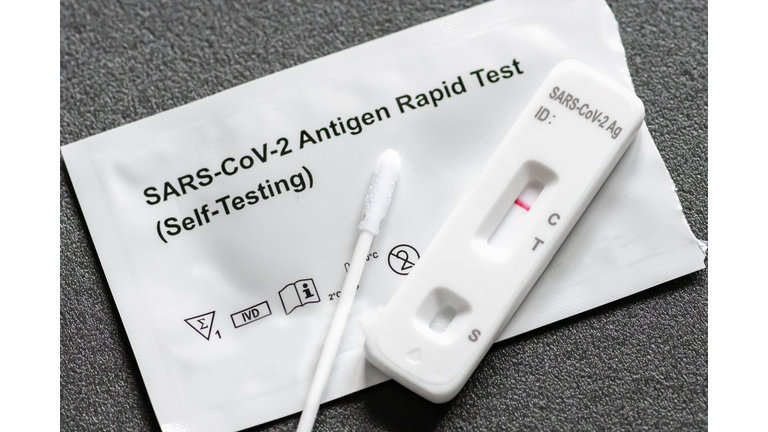 Negative Covid-19 antigen test kit