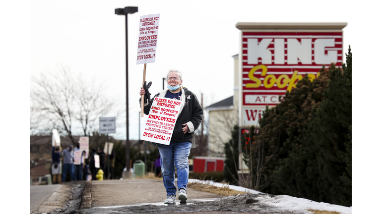 Workers At Grocery Chain King Soopers Go On Strike