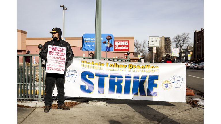 Workers At Grocery Chain King Soopers Go On Strike