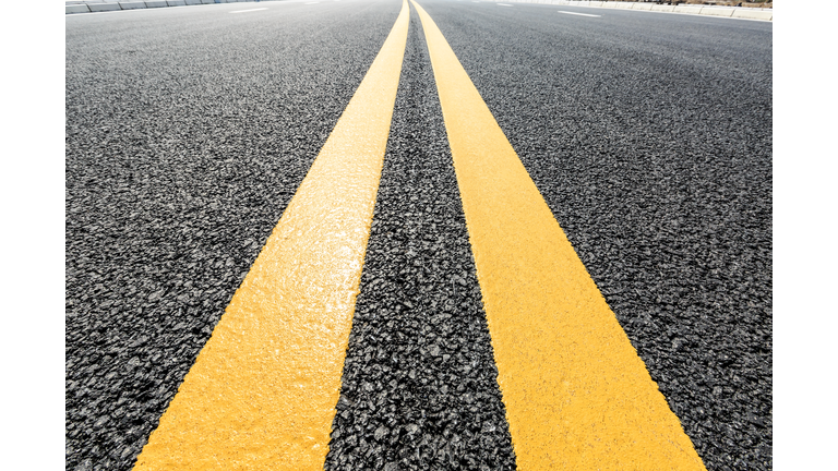 New asphalt road texture background