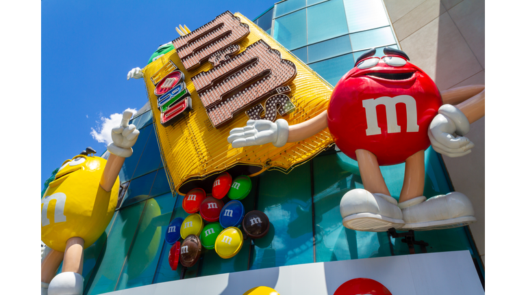 M&M'S World store front display