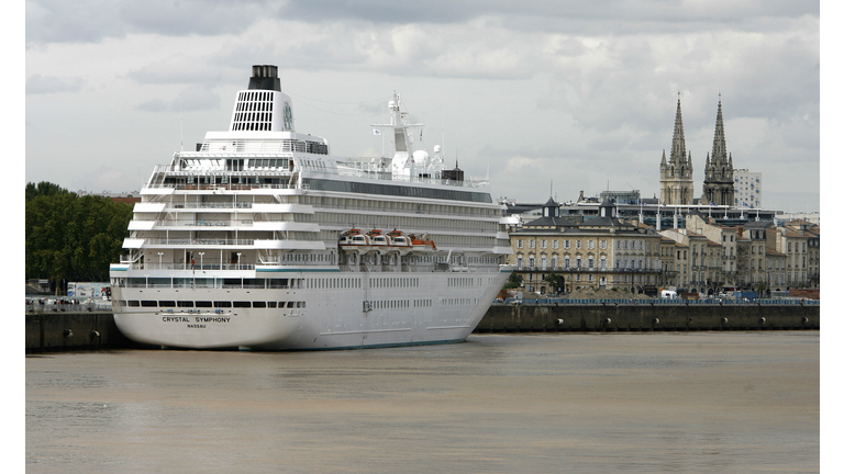 The tourist cruise ship Crystal Symphony