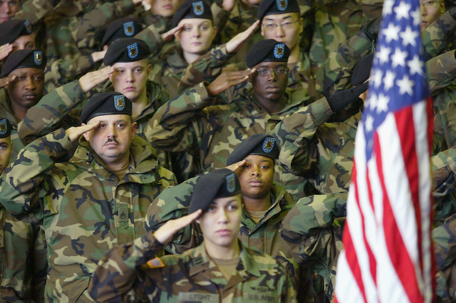 U.S Troops Return To Base After Deployment In Iraq