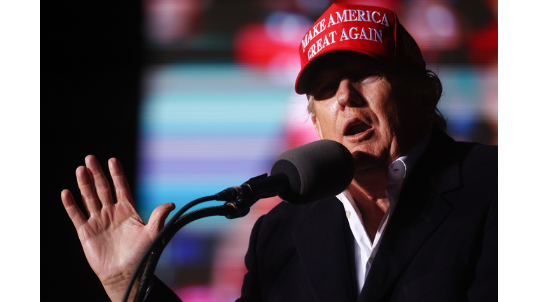 Former President Donald Trump Holds Rally In Florence, Arizona