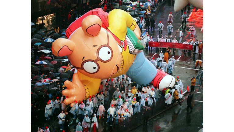 The "Arthur" balloon is kept close to the ground a