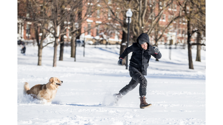 Boston Area Hit With Major Blizzard