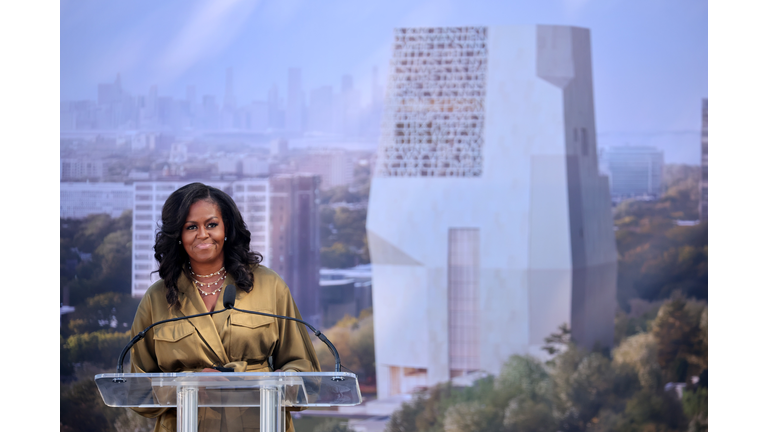 Obamas Break Ground On Long-Delayed Presidential Center In Chicago