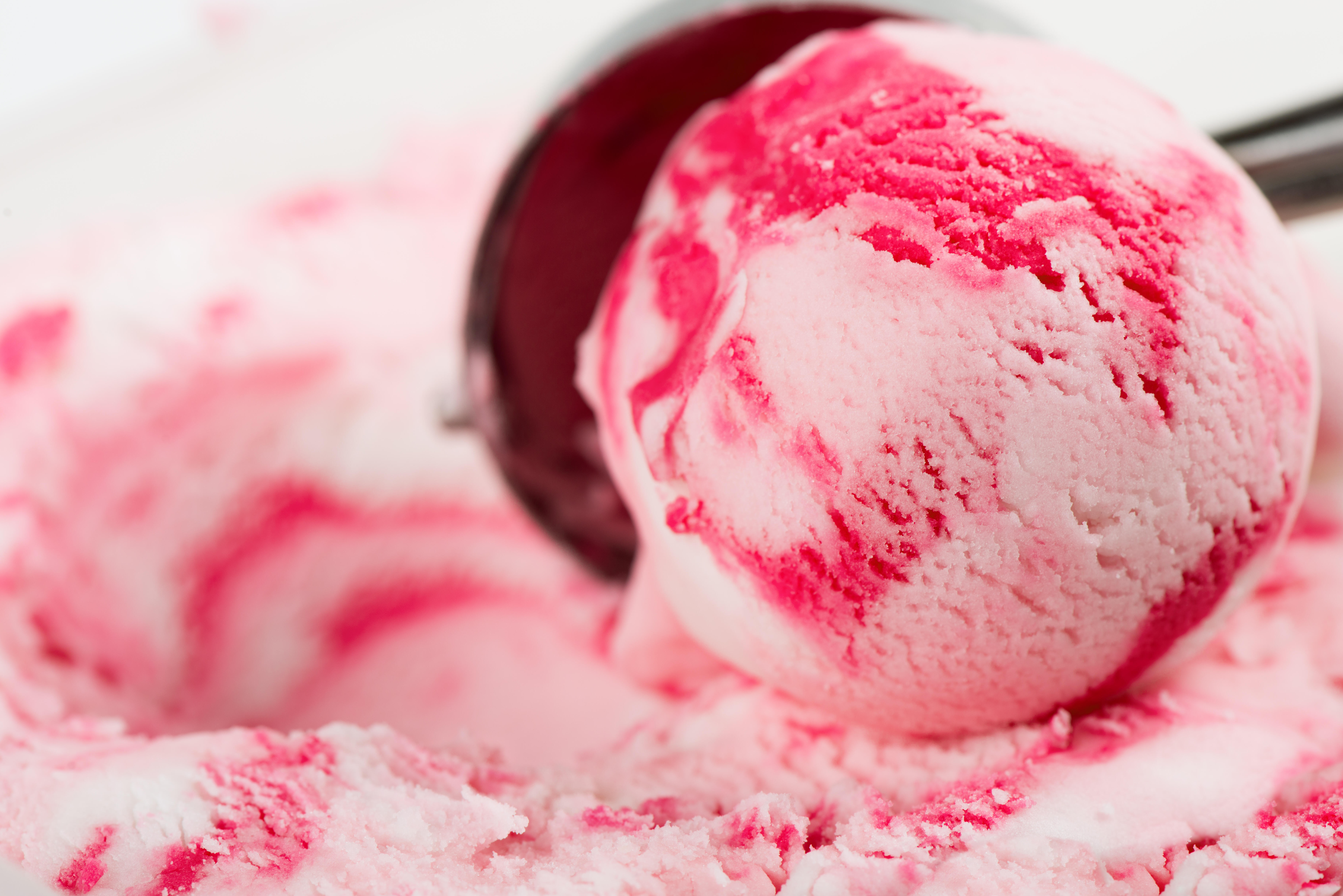 Strawberry Vanilla Ice Cream